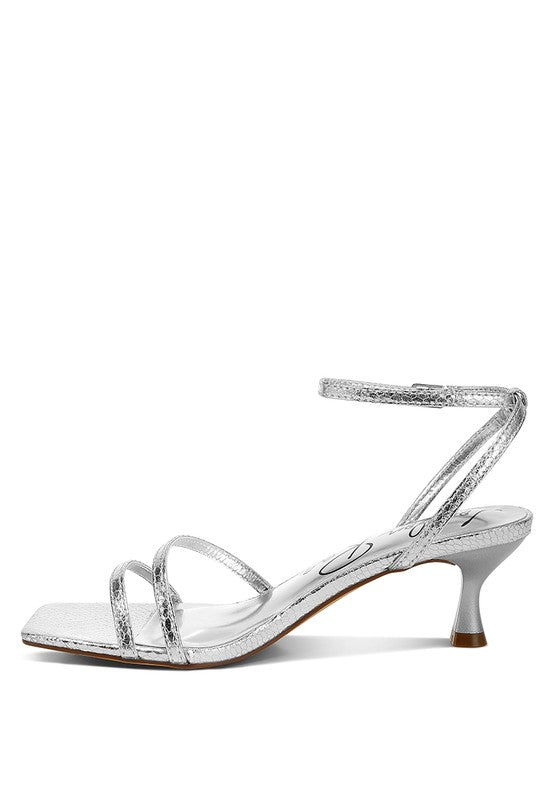 Deacon Faux Leather Strappy Sandals