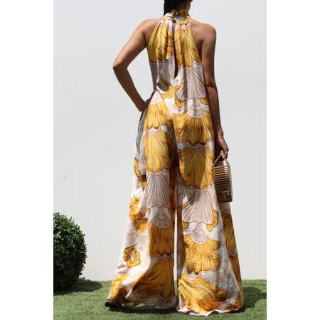 SEA BREEZE HALTER JUMPSUIT